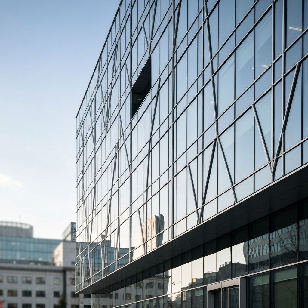 Modern corporate building